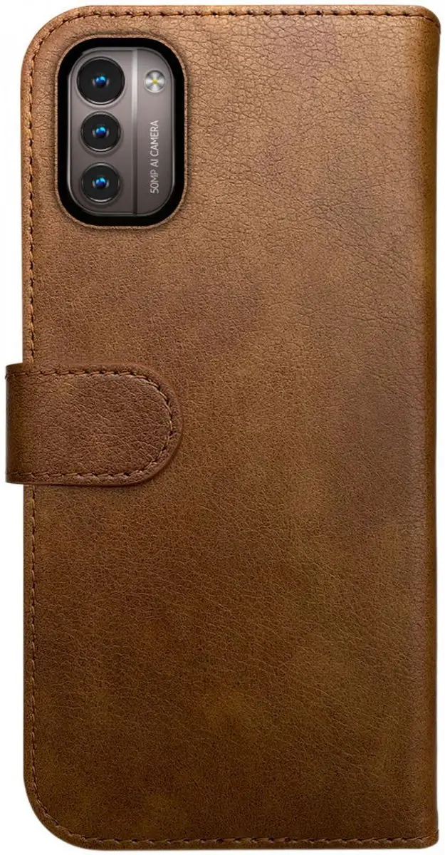 Rosso Element Nokia G21/G11 Book Cover Wallet - 3 Pasjes - Bruin