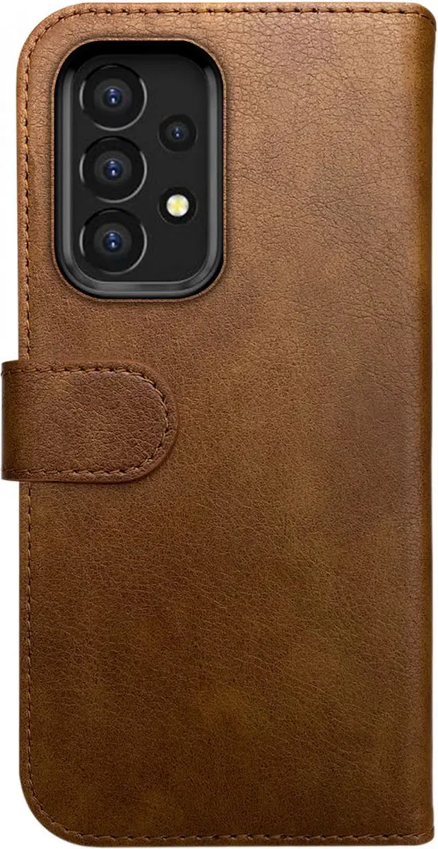 Rosso Element Book Case Wallet Hoesje 134884 - Samsung Galaxy A53 - 3 Pasjes - Bruin