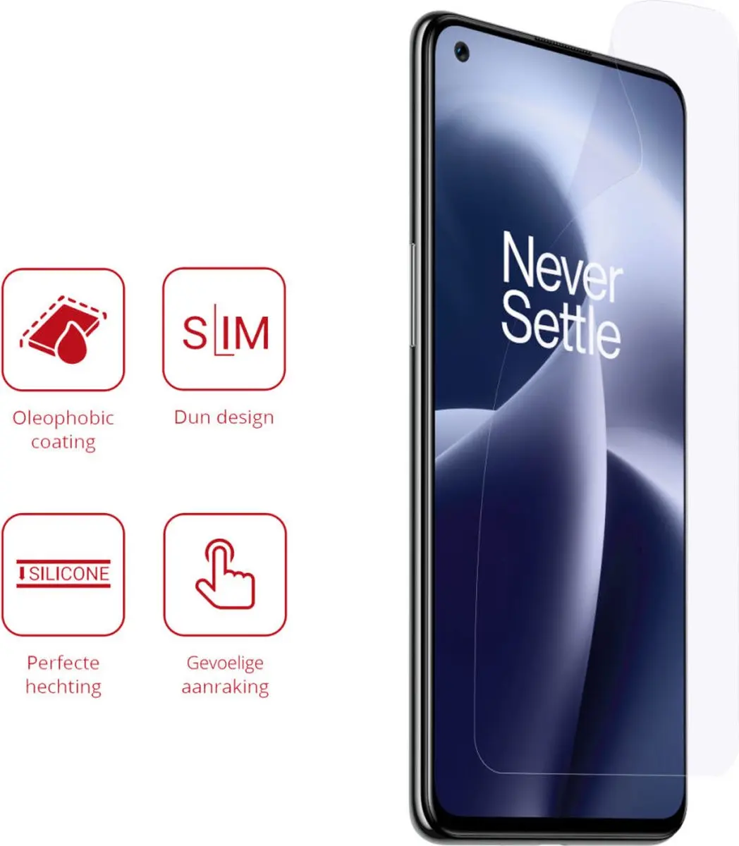 Rosso Ultra Clear Screen Protector 2 Stuks - OnePlus Nord 2T - afbeelding 6 van 6