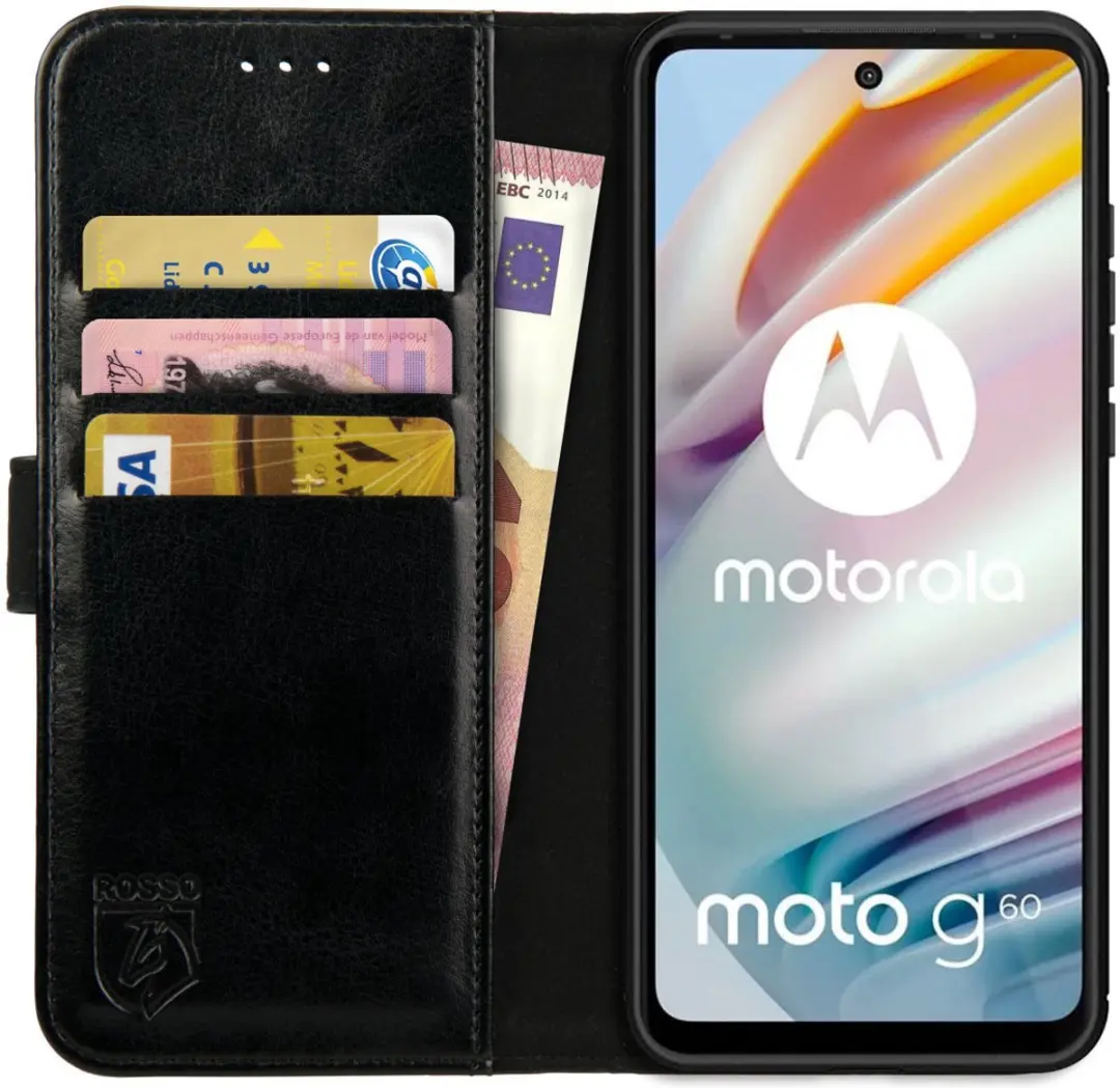 Rosso Element Book Case Wallet Moto G60