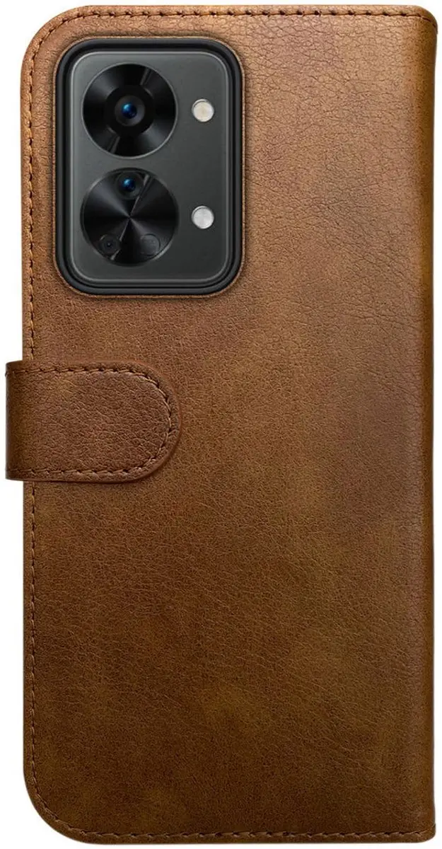 Rosso Element Book Case Wallet OnePlus Nord 2T - 3 Pasjes - Bruin