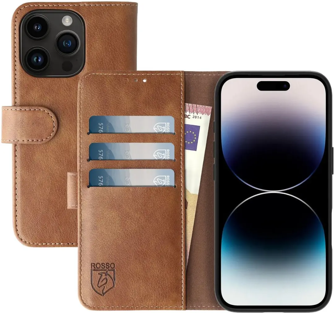Rosso Element Book Case Wallet iPhone 14 Pro
