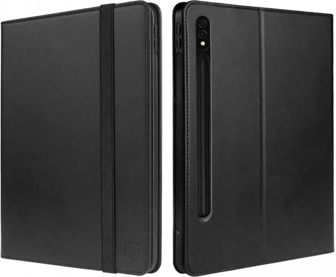 Rosso Element Book Case 165704 Tablethoes - Samsung Galaxy Tab S9 Ultra - Zwart - afbeelding 3 van 6