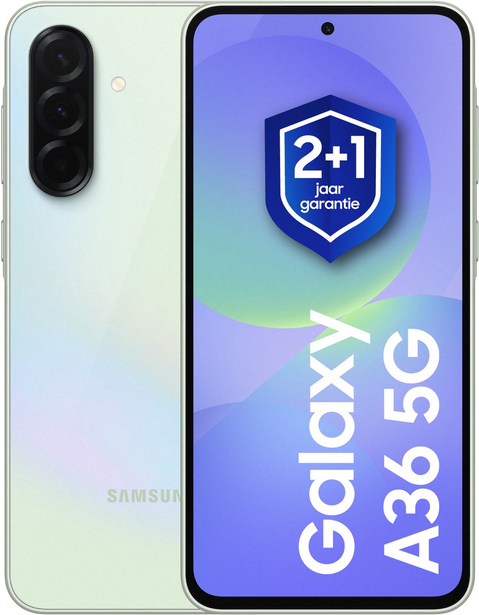 Samsung Galaxy A36 - 5G - 128GB - Awesome Lime + 1 jaar extra garantie