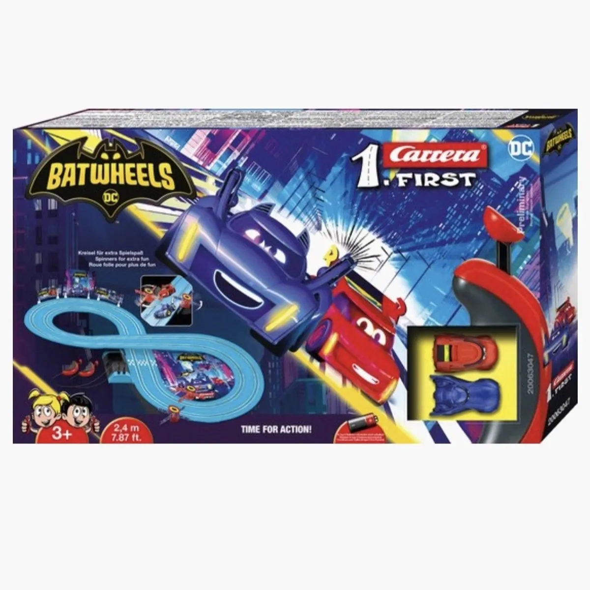 Carrera my first Racebaan Marvel Batwheels - Blauw