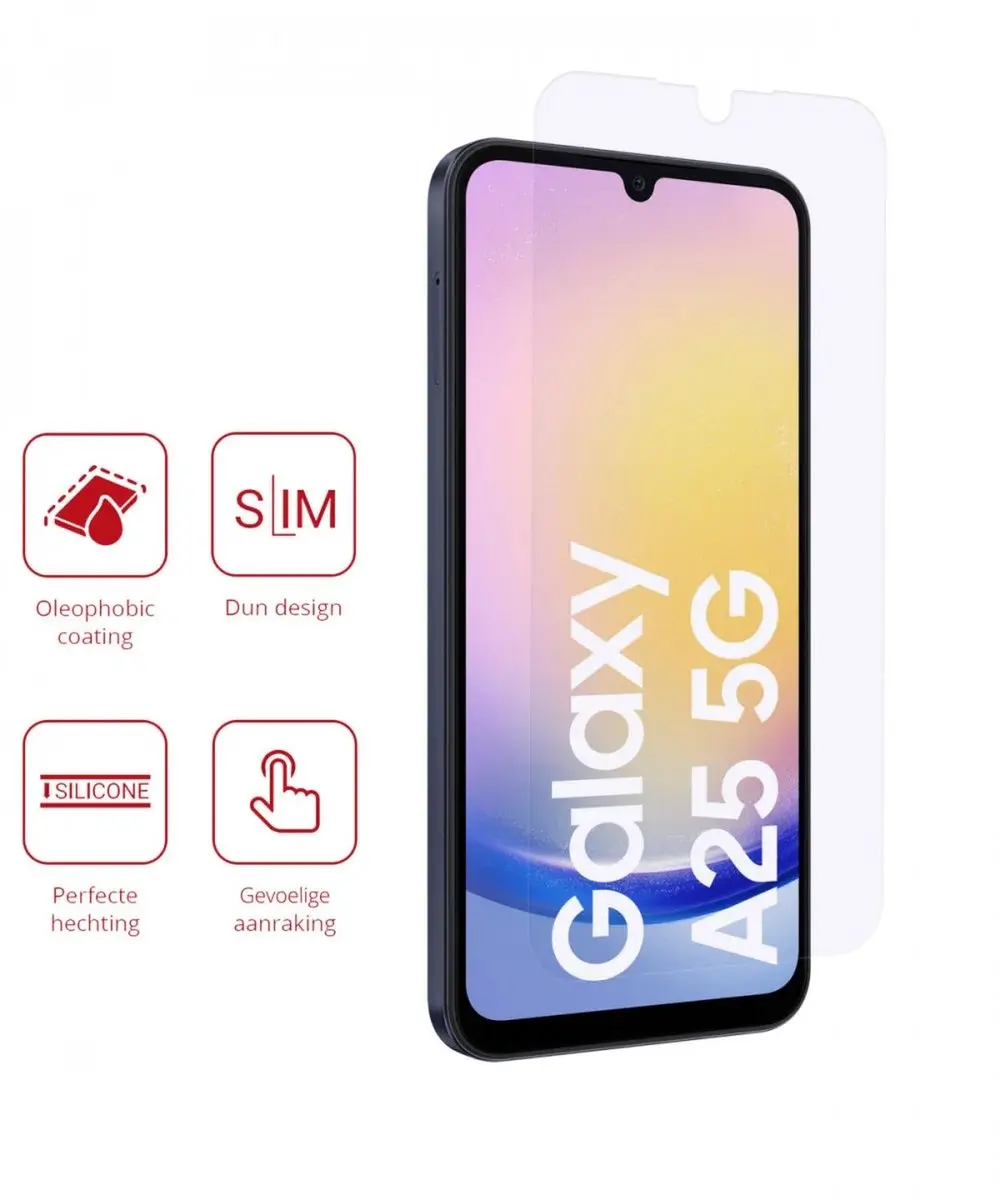 Rosso Screen Protector Ultra Clear - Samsung Galaxy A25 - 2 Stuks