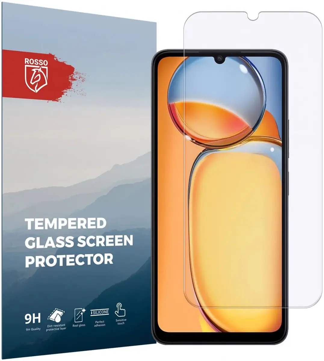 Rosso 9H Tempered Glass Screen Protector Xiaomi Poco C65