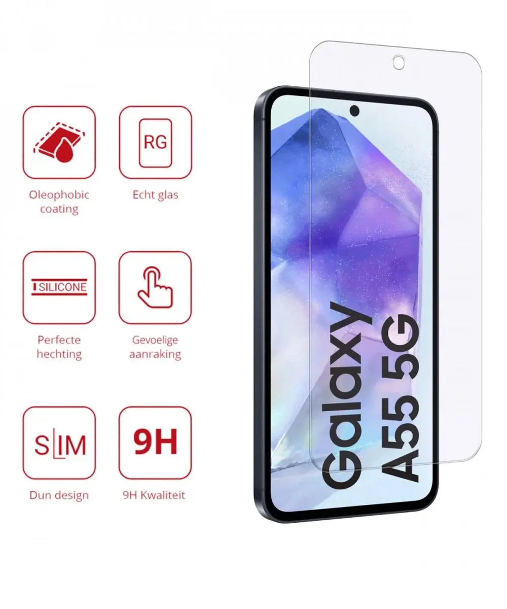 Rosso Screen Protector Samsung Galaxy A55 - 9H Tempered Glass