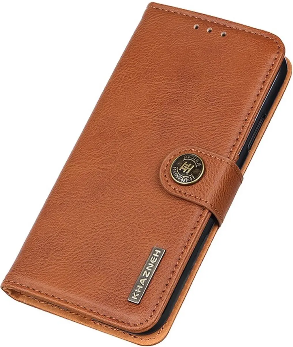Khazneh Nokia G42 Hoesje Portemonnee - Bruin - afbeelding 6 van 6