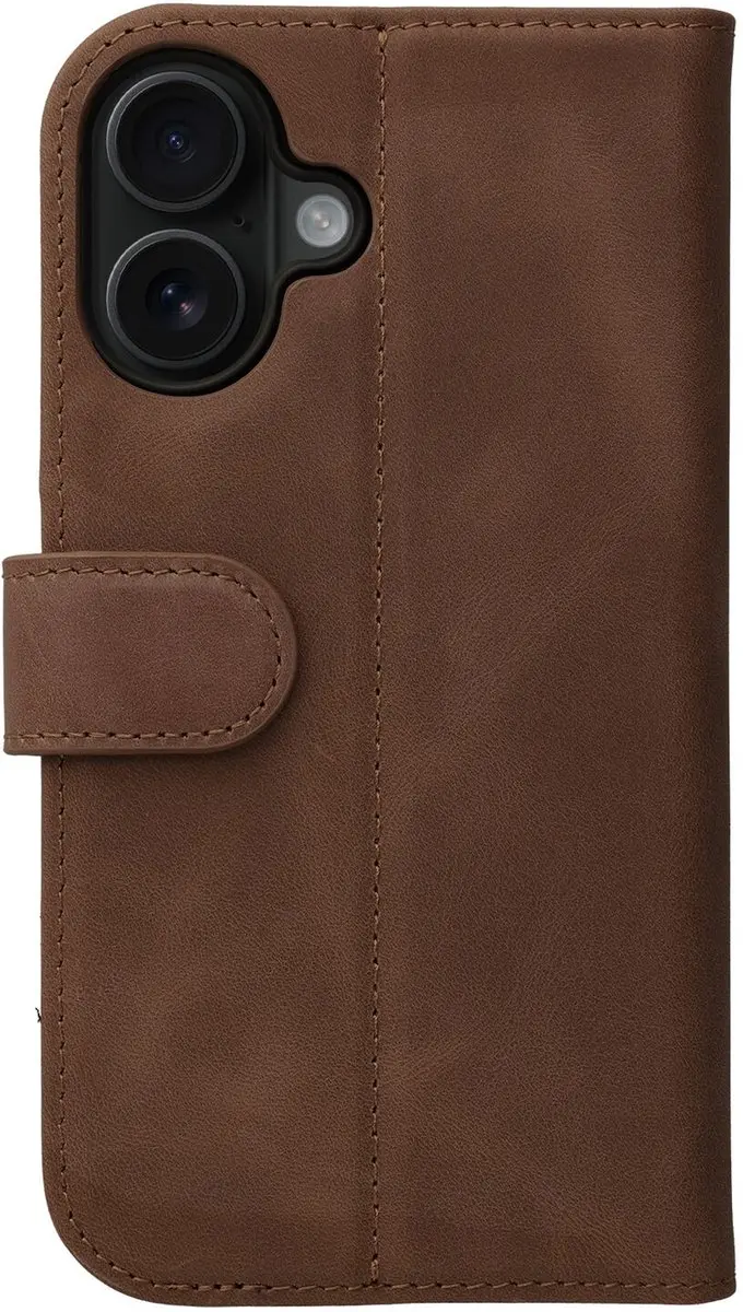 Rosso Elite 193610 Hoesje iPhone 16 Plus - Bruin
