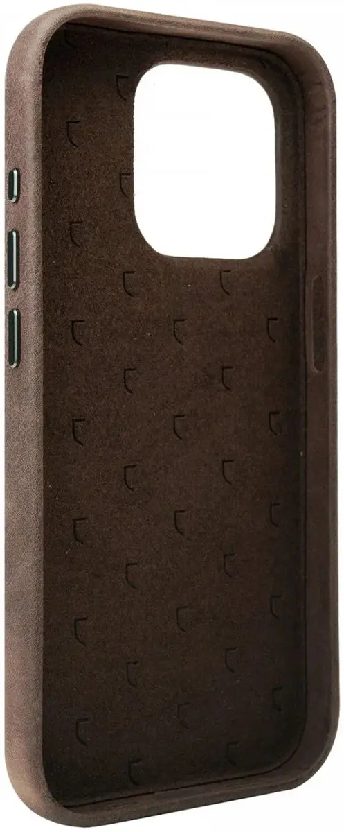 Rosso Elite 193637 Hoesje iPhone 16 Pro - Echt Leer - Bruin - afbeelding 6 van 6