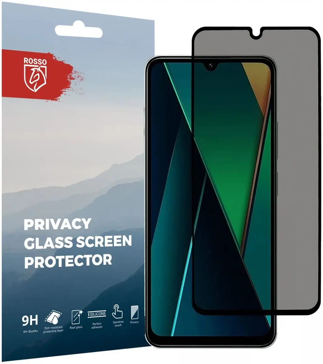 Rosso Privacy Screen Protector Geschikt voor de Xiaomi Redmi 14C