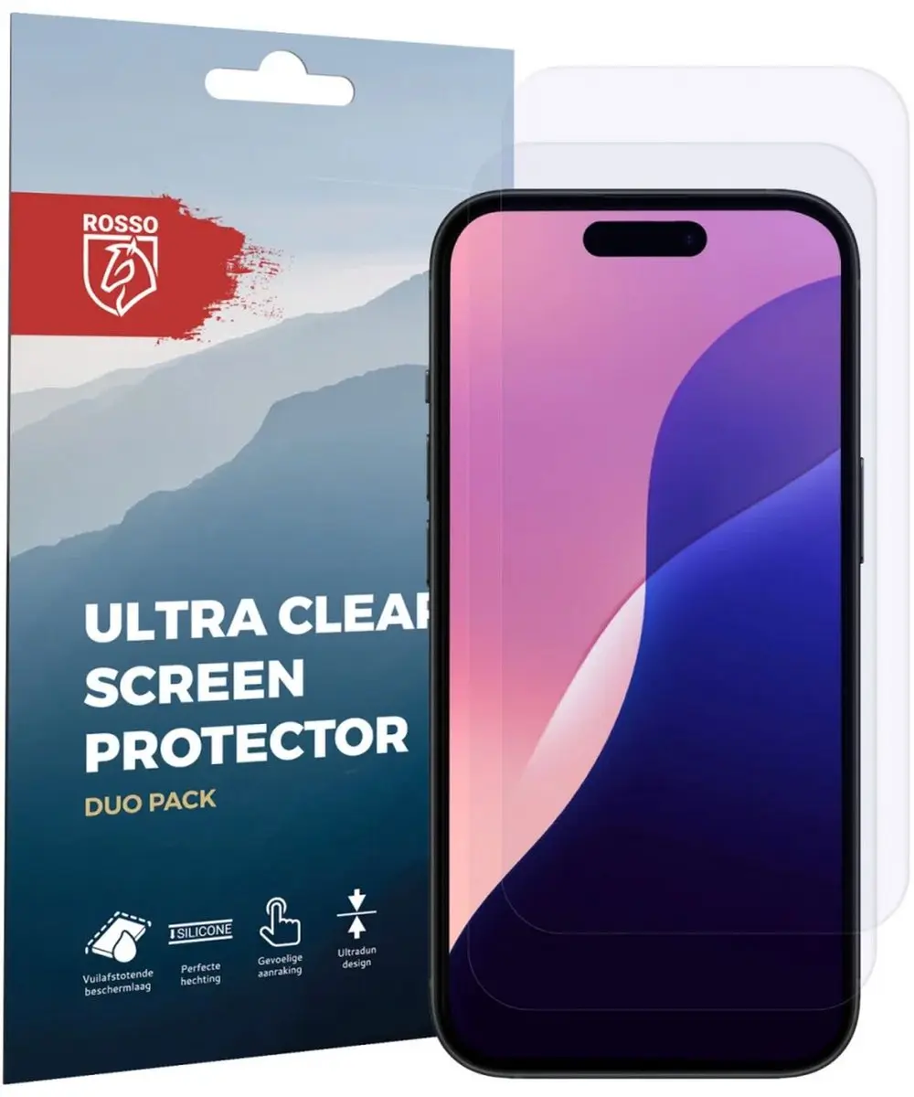 Rosso Screen Protector iPhone 16 Pro - 2 Stuks