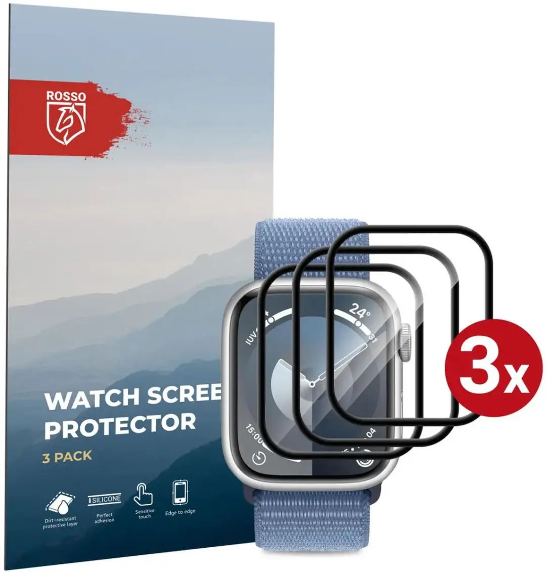 Rosso Hybrid Glass Apple Watch 41mm