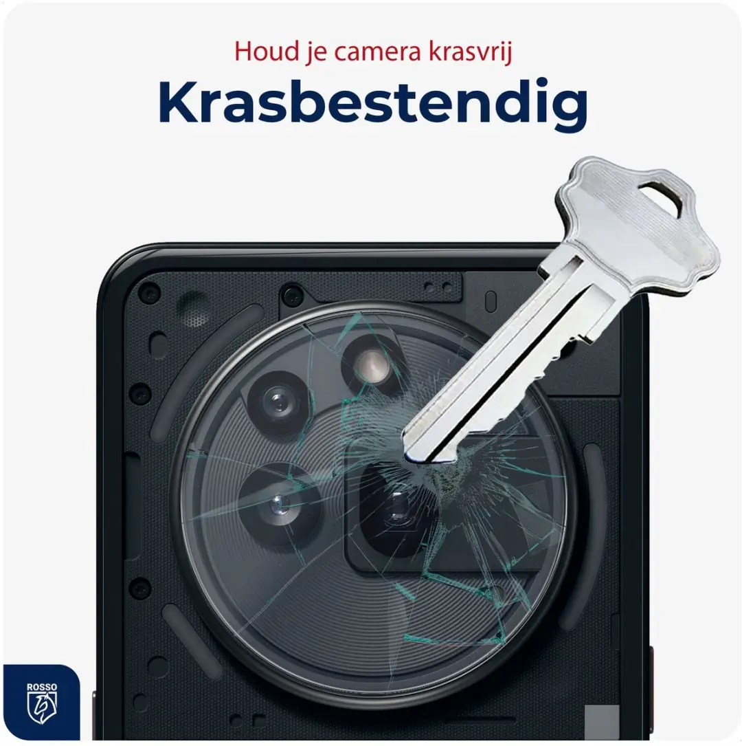 Rosso Camera Protector Xiaomi Mix Flip - Ultra Dun Glas - Transparant