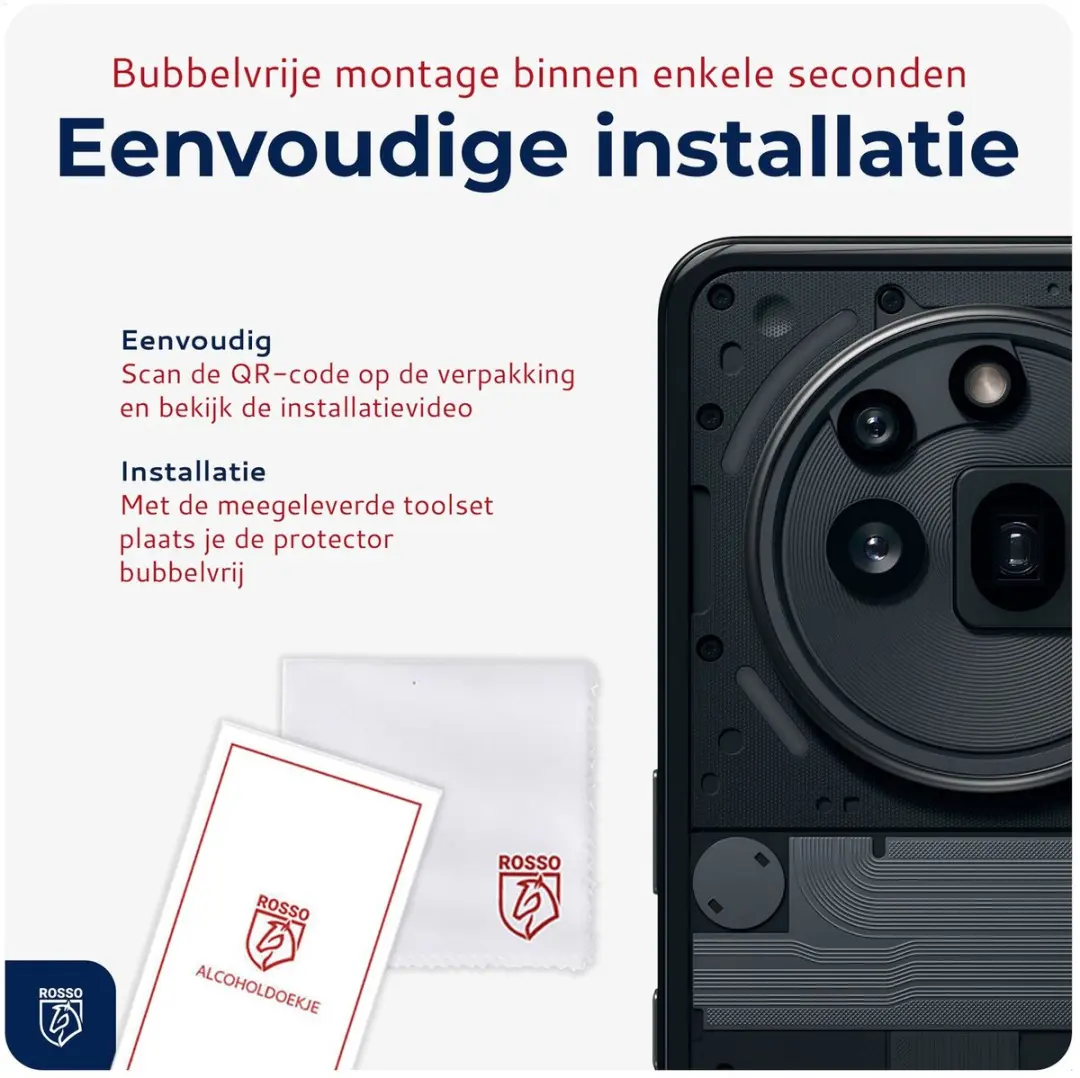 Rosso Camera Protector Xiaomi Mix Flip - Ultra Dun Glas - Transparant