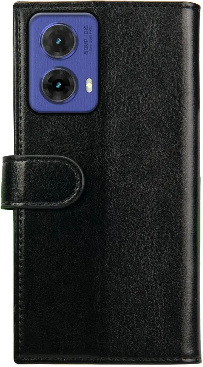 Rosso Element Wallet Book Case Moto G85 - 3 Pasjes - Zwart