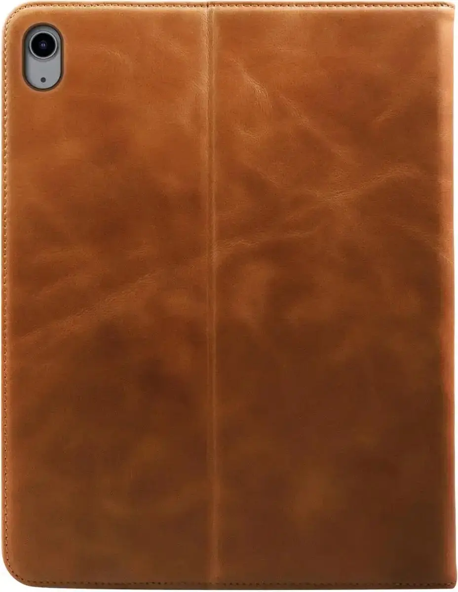 Rosso Deluxe Apple iPad Air 10.9" 2022 Hoes - Echt Leer Bruin - afbeelding 4 van 6