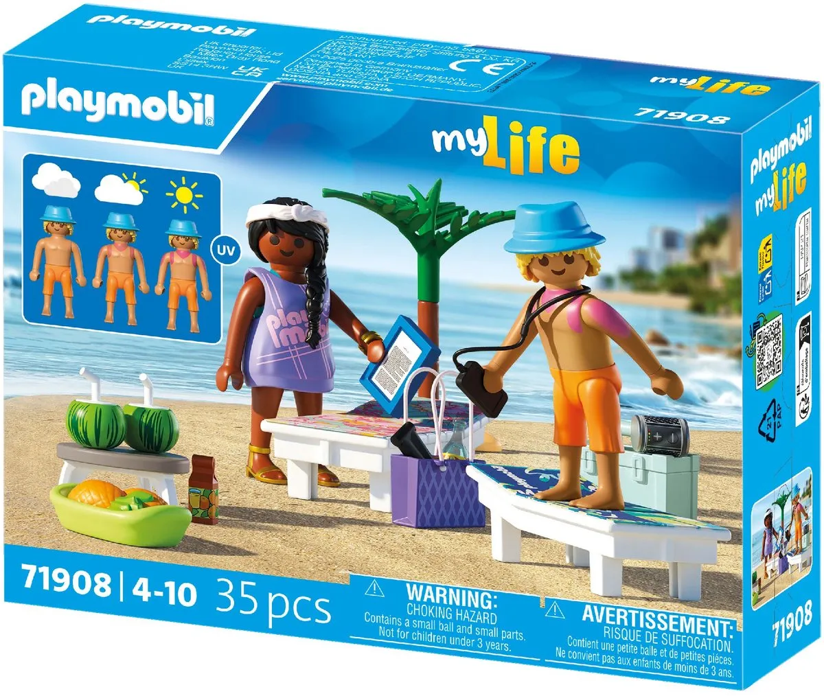 Playmobil Stranduitje met koppel 71908