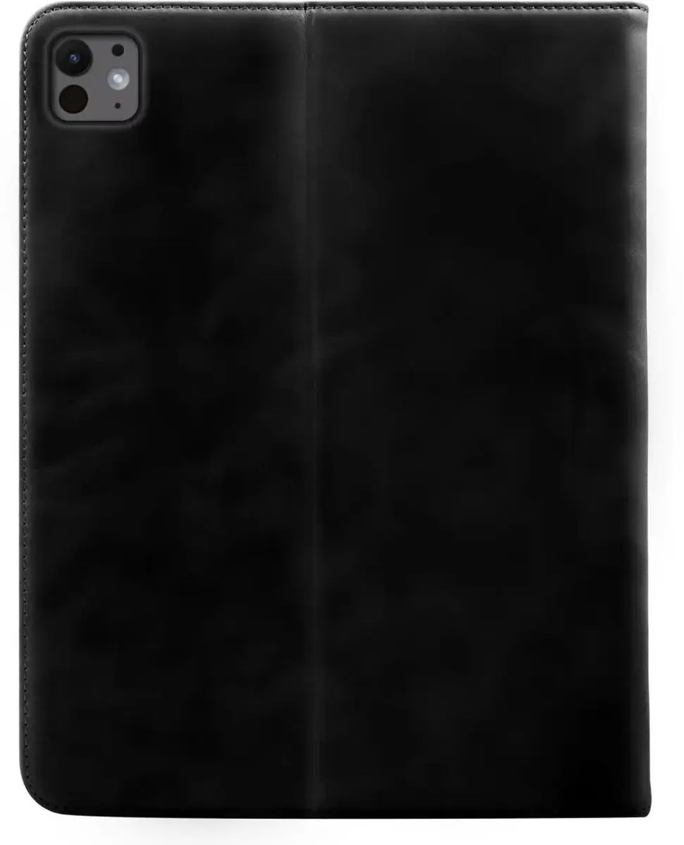 Rosso Deluxe Hoes Apple iPad Pro 13 2024/2025 - Echt Leer - Zwart