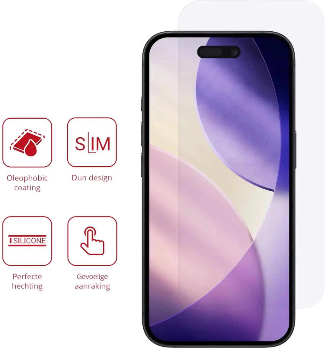 Rosso Screen Protector iPhone 17 Pro Max - 2 Stuks