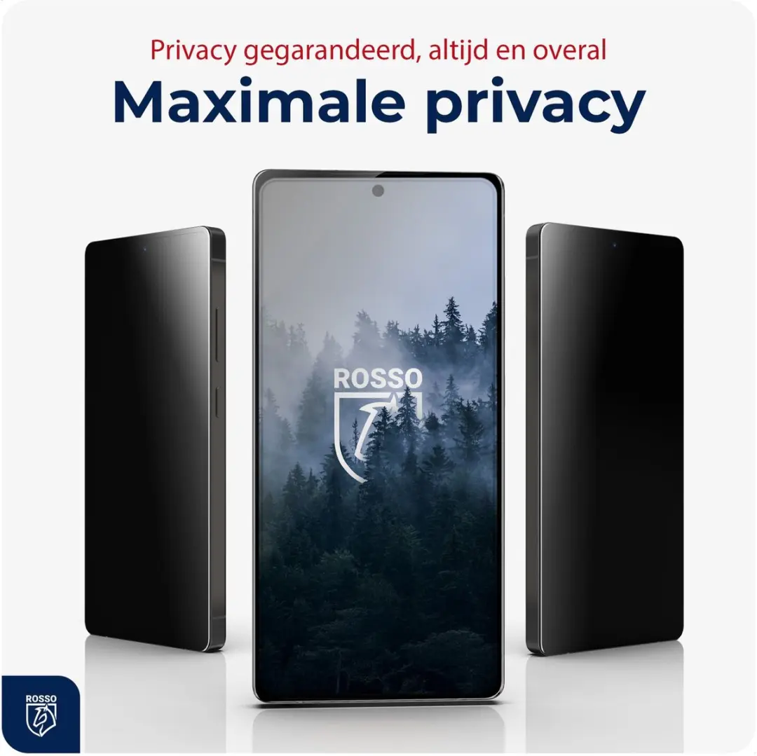 Rosso Privacy Screen Protector iPhone 17 - 2 Stuks