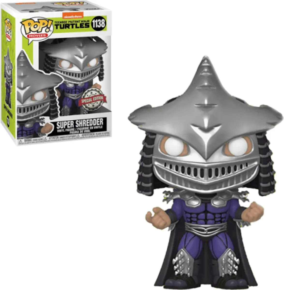 Funko POP! Movies Super Shredder Metallic TMNT Exclusive 1138