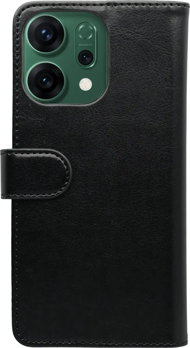 Rosso Element Wallet Book Case 224466 - Oppo Reno 14 Pro - 3 Pasjes - Zwart