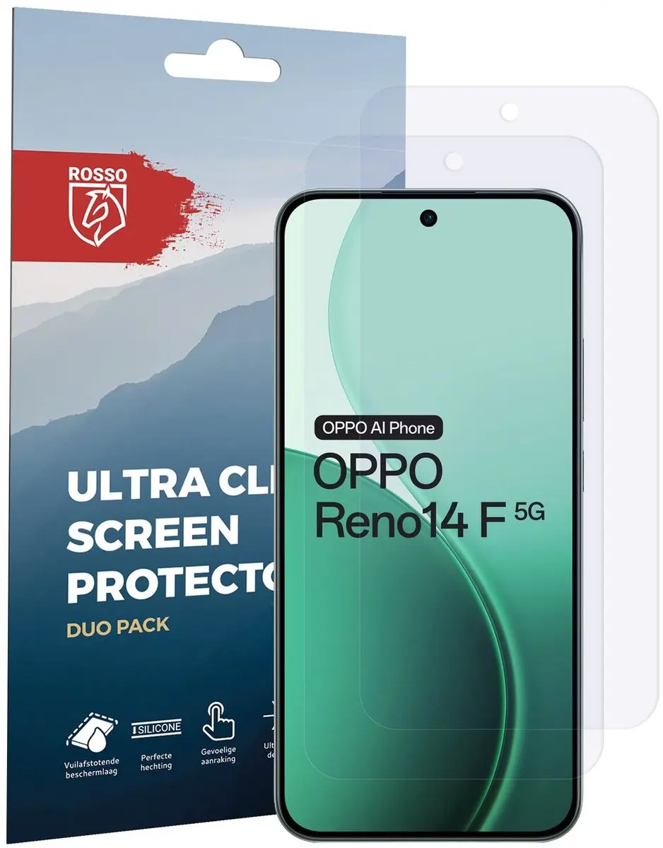 Rosso Screen Protector Oppo Reno 14 F - 2 Stuks