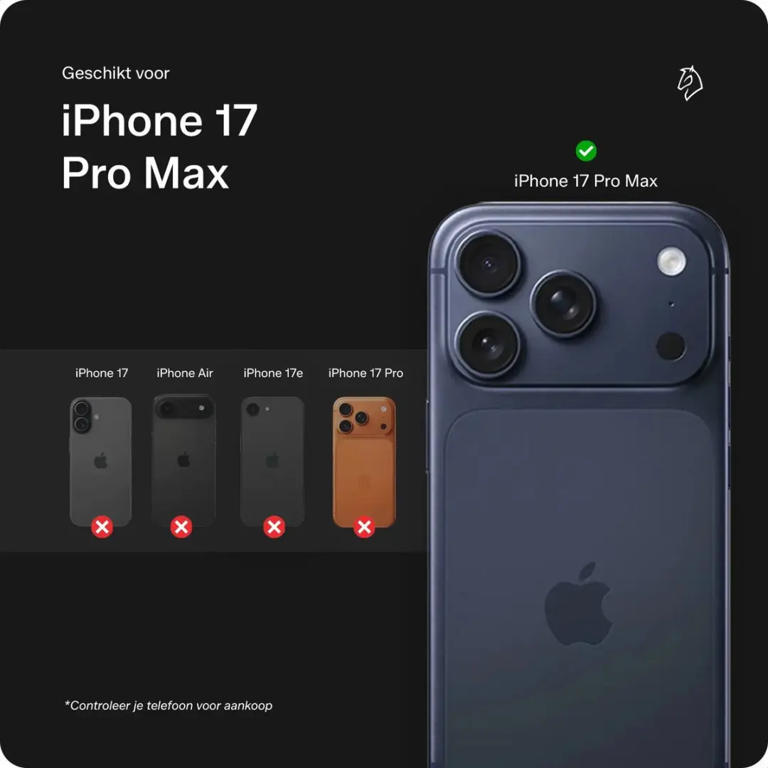 Rosso Avanti Hoesje iPhone 17 Pro Max - Grijs - MagSafe