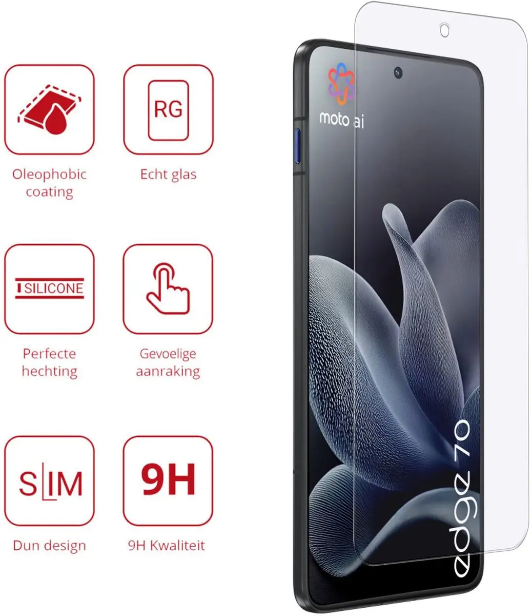 Rosso Screen Protector Motorola Edge 70 - 9H Tempered Glass