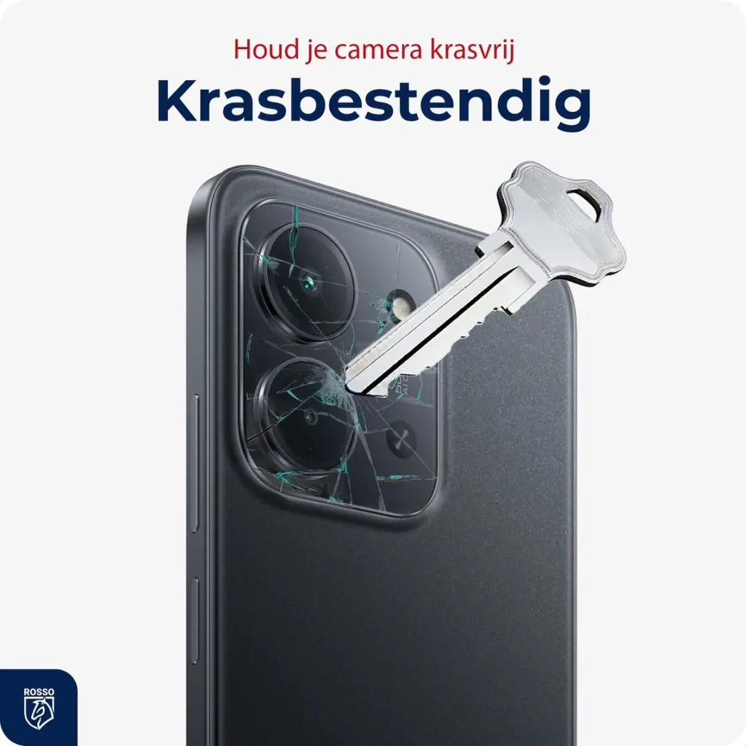 Rosso Camera Protector Xiaomi Redmi 15C - Ultra Dun Glas - Transparant