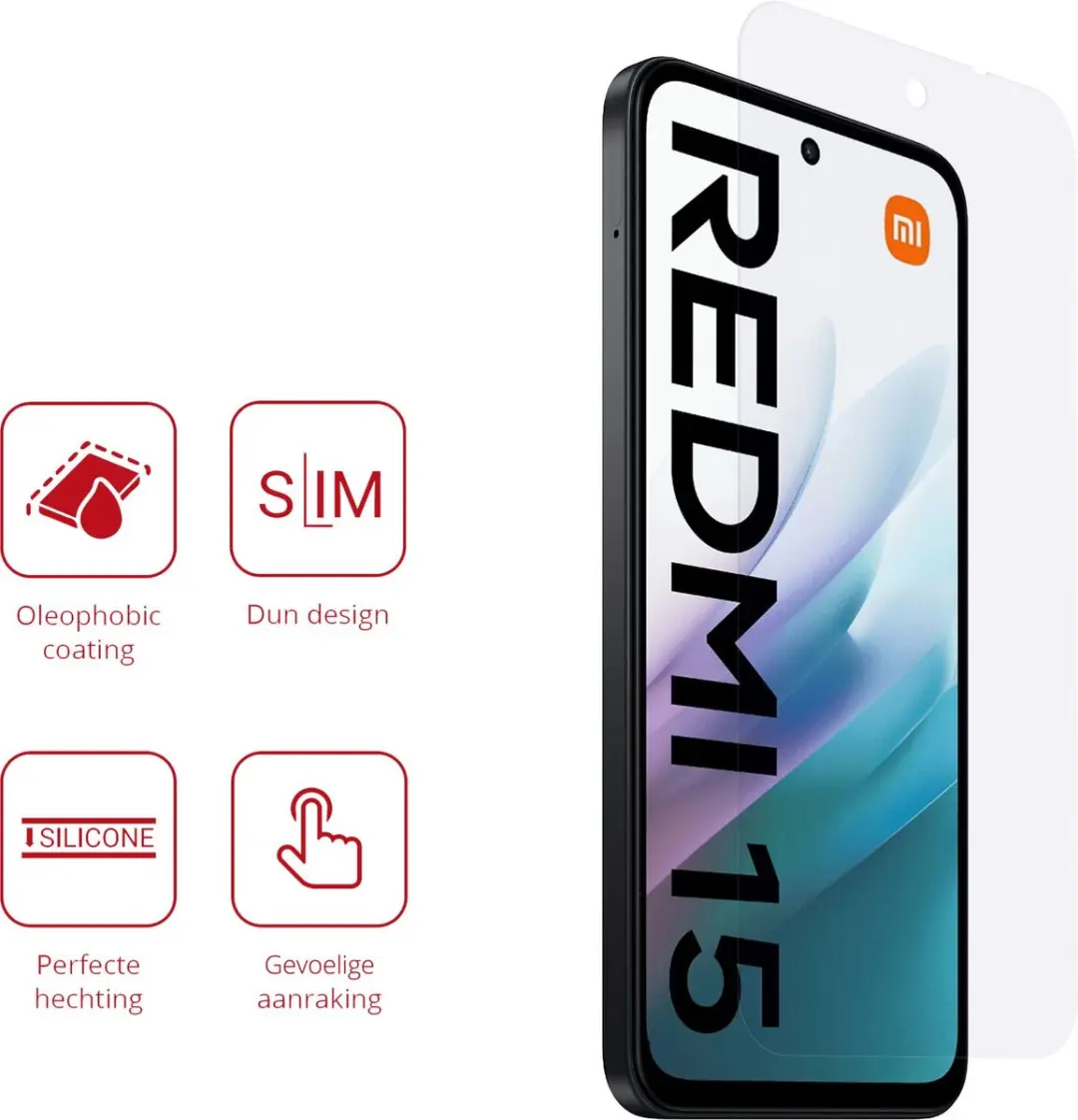 Rosso Screen Protector Xiaomi Redmi 15C - 2 Stuks