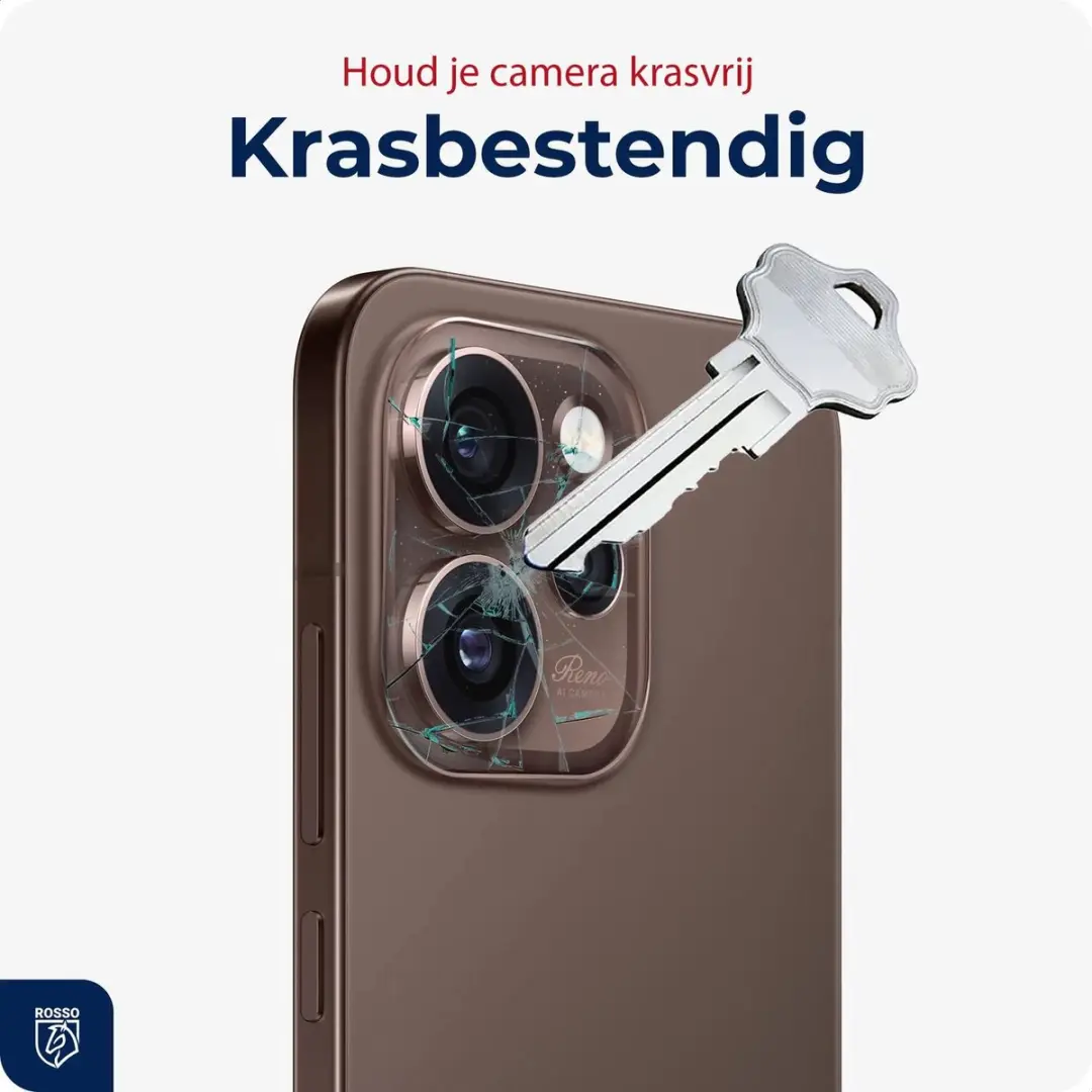 Rosso Camera Protector Oppo Reno 15F - Ultra Dun Glas - Transparant