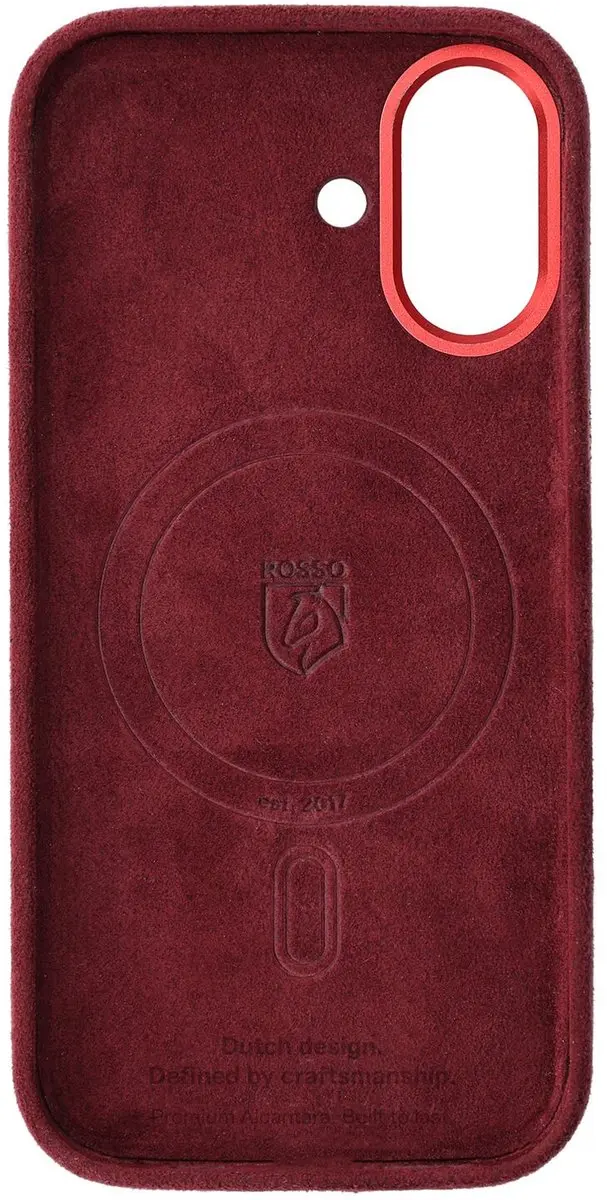 Rosso Avanti Hoesje iPhone 16 - 3 Pasjes - Burgundy - MPN 253764