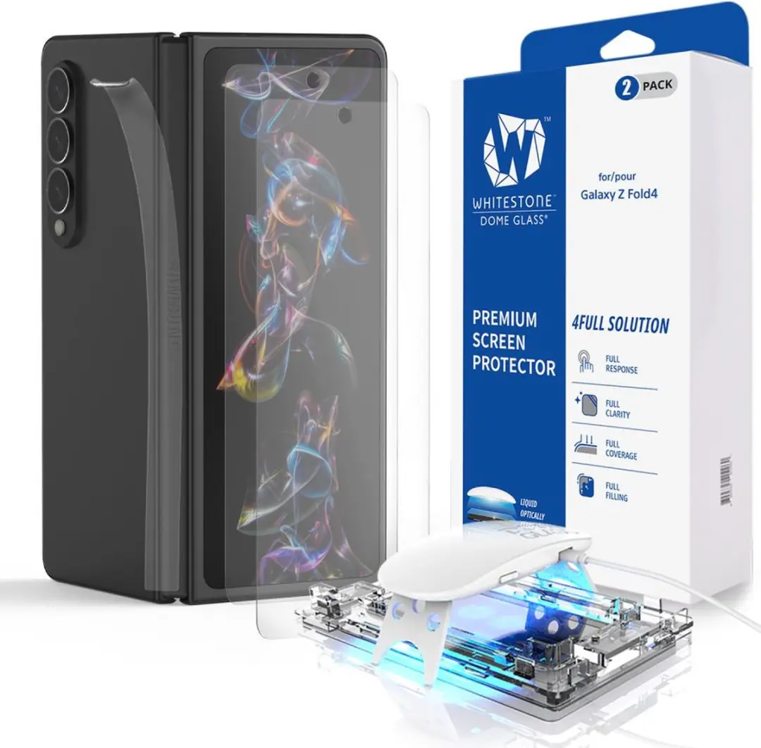 Whitestone Dome Glass Screenprotector Samsung Galaxy Z Fold 4 - 2 Stuks - afbeelding 2 van 6