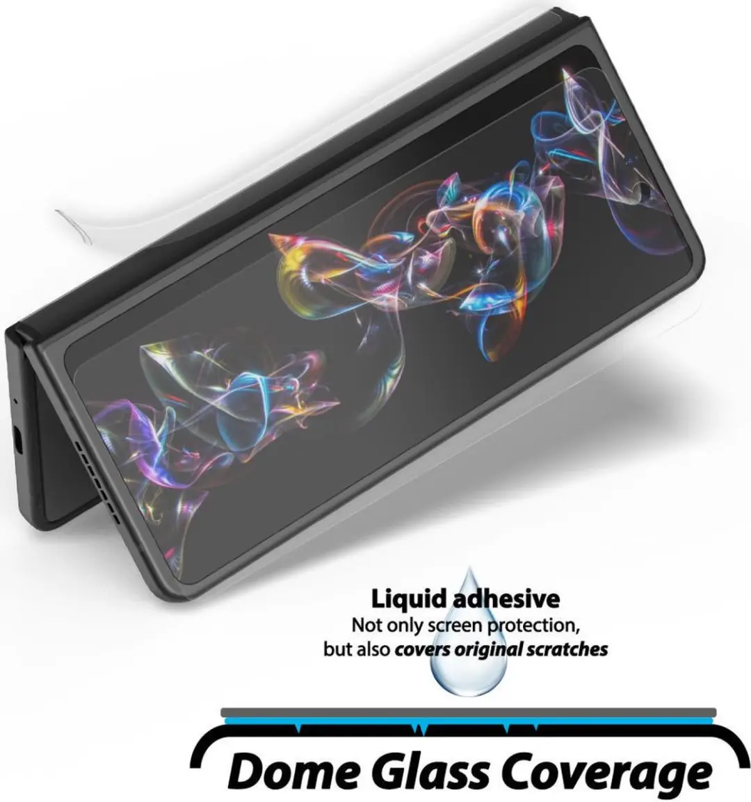 Whitestone Dome Glass Screenprotector Samsung Galaxy Z Fold 4 - 2 Stuks - afbeelding 3 van 6