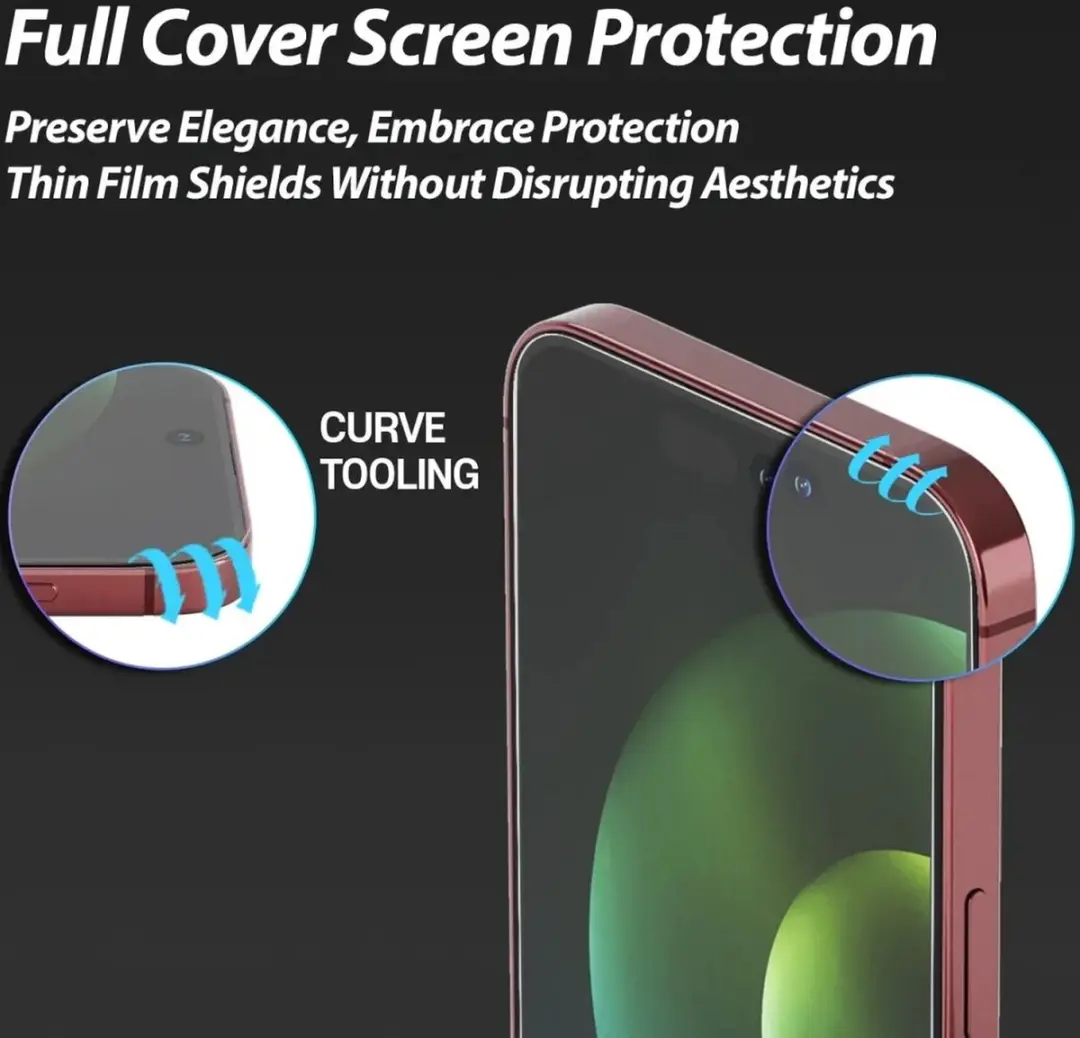 Whitestone iPhone 15 Pro Max UV-Licht Folie - 2 Stuks