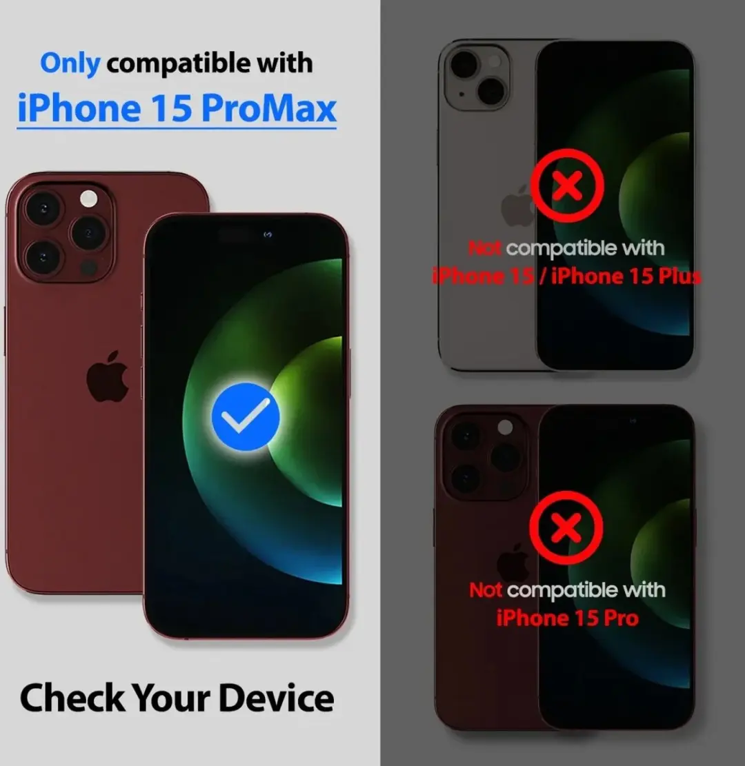 Whitestone iPhone 15 Pro Max UV-Licht Folie - 2 Stuks