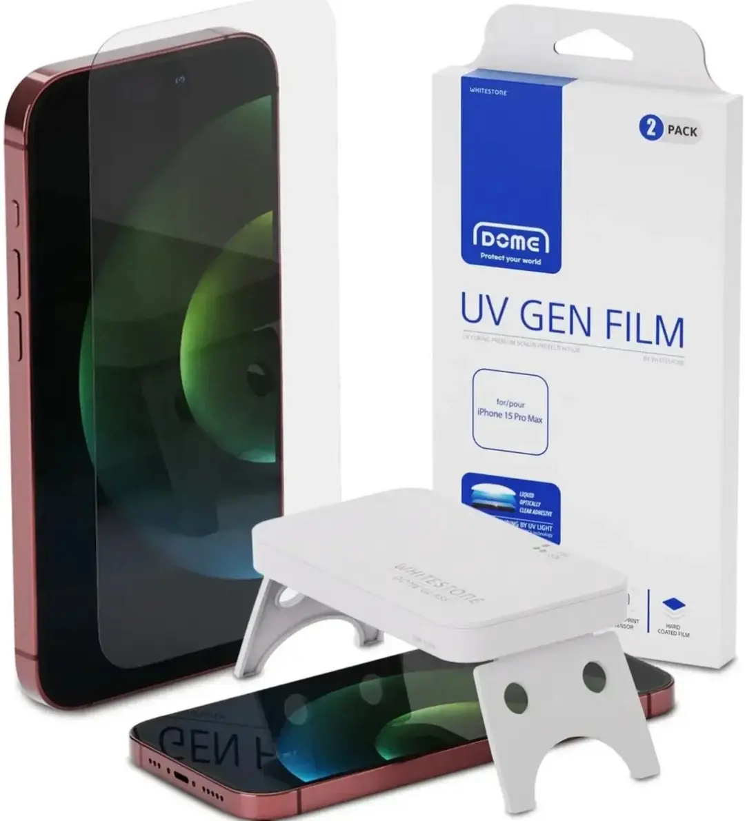 Whitestone iPhone 15 Pro Max UV-Licht Folie