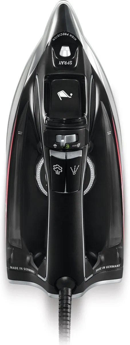 Rowenta Pro Master DW8210D1 Stoomstrijkijzer - 2800W - 0,31L - Zwart/Rood