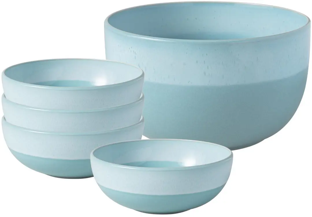 Salat-Set Perlemor Aqua Set van 5