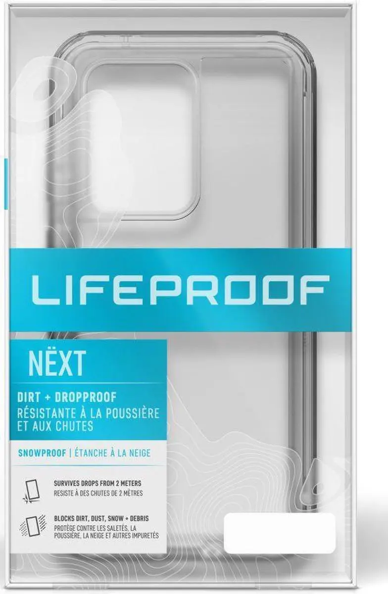 LifeProof Next Smartphonehoes - Samsung Galaxy S20 Ultra - Zwart/Transparant - afbeelding 3 van 6