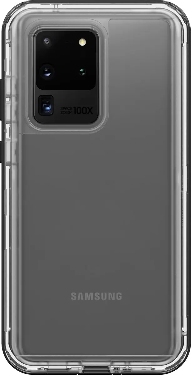 LifeProof Next Smartphonehoes - Samsung Galaxy S20 Ultra - Zwart/Transparant - afbeelding 2 van 6
