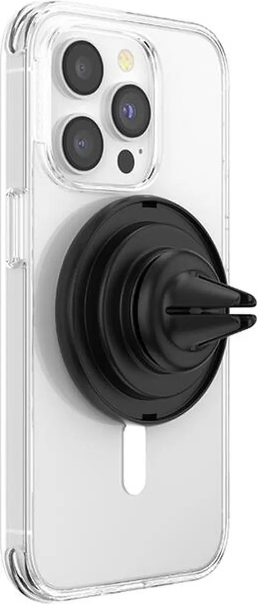 PopSockets PopMount 2 MagSafe Ventilatierooster Auto Houder Zwart