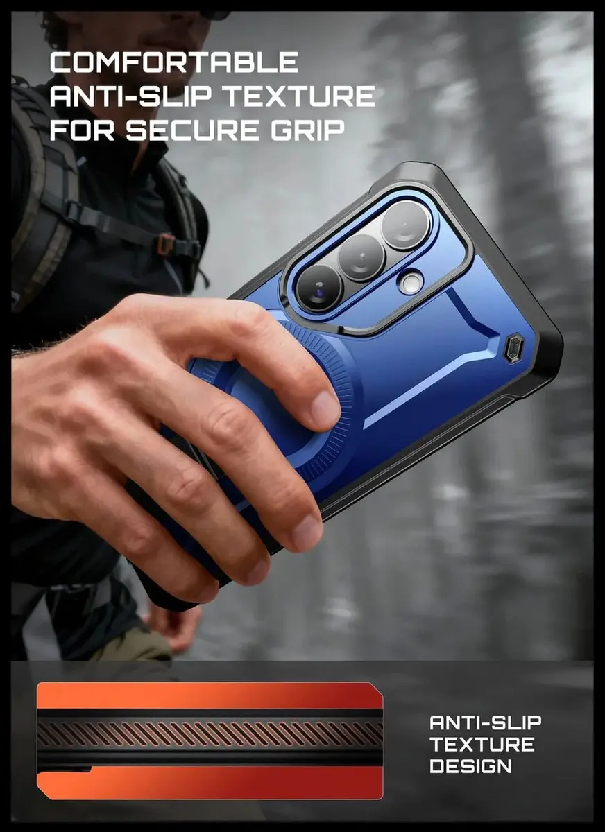 Supcase Unicorn Beetle Mag Pro Hoesje - Blauw - afbeelding 6 van 6