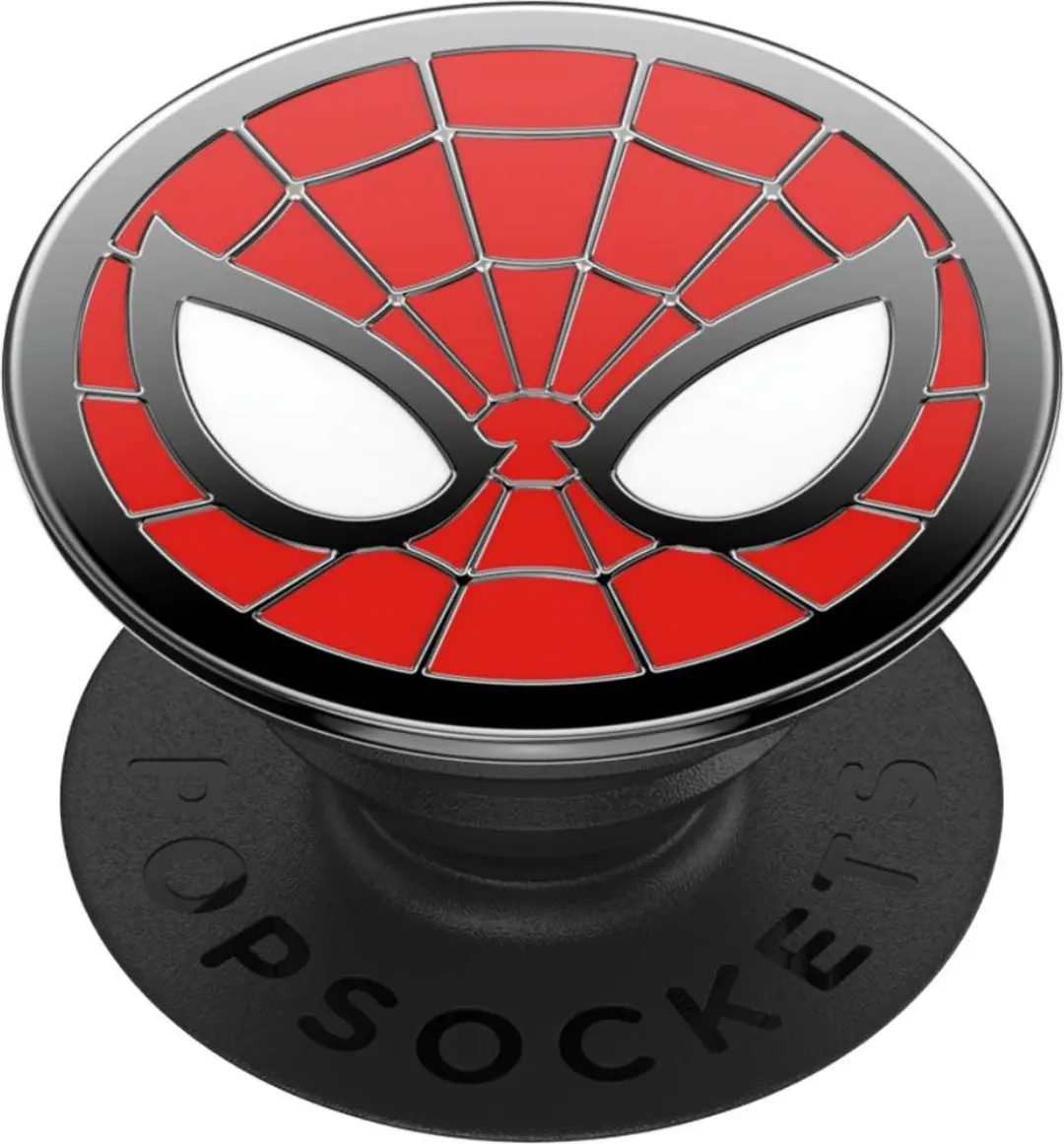 PopSockets, PopGrip voor Universele Smartphone Model Spiderman, Rood