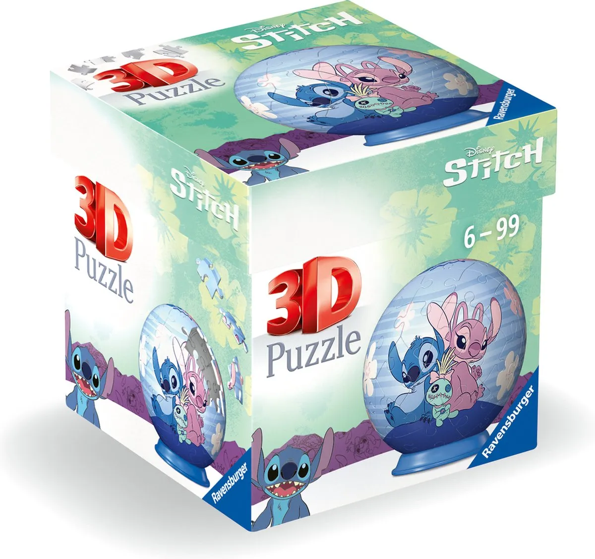 Ravensburger Disney Stitch 3D Puzzelbal 54 Stukjes - MPN 11599