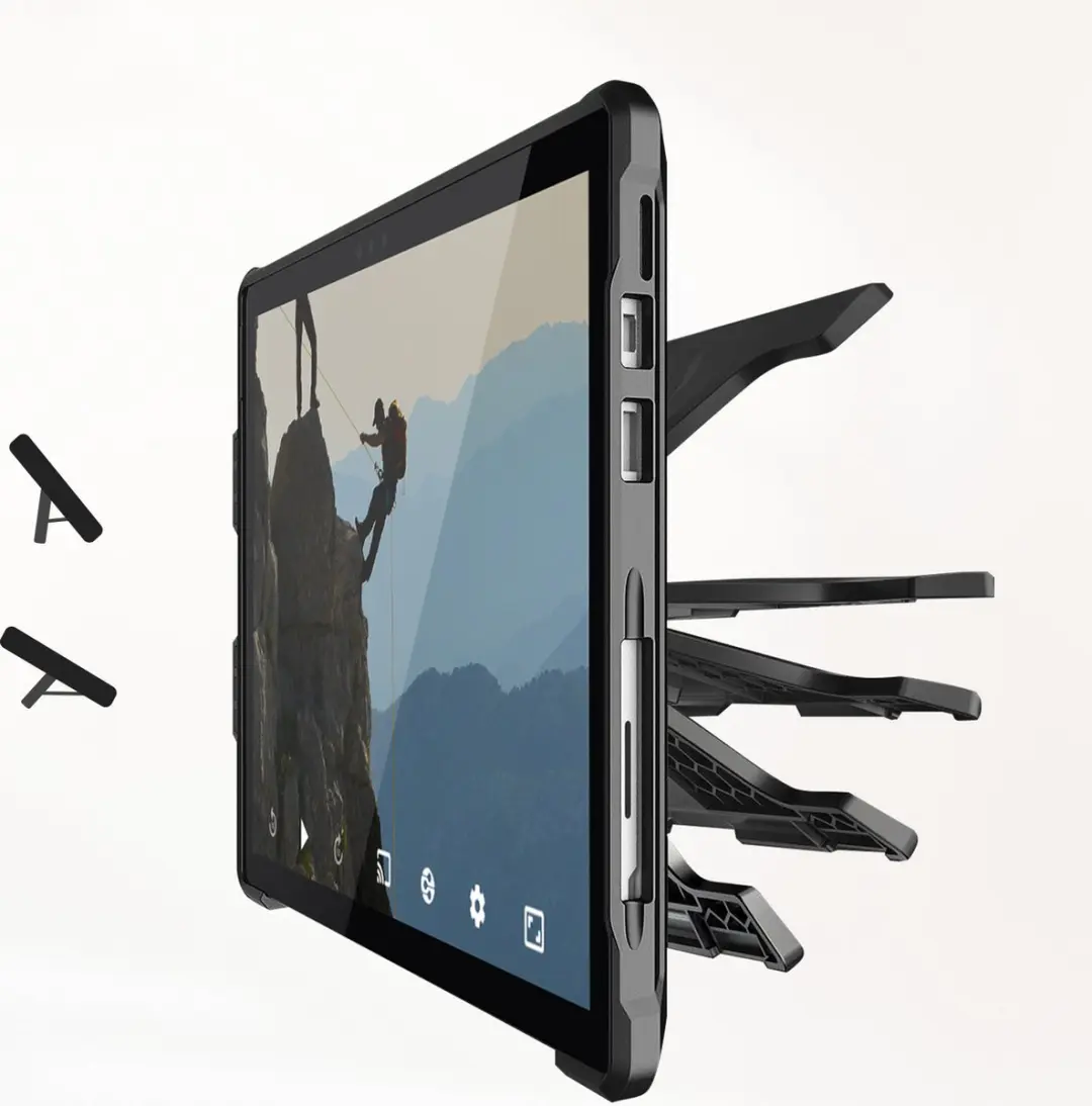 Supcase Unicorn Beetle Pro Back Cover - Microsoft Surface Pro 4/6/7/Plus - 12.3" - Zwart - afbeelding 2 van 6