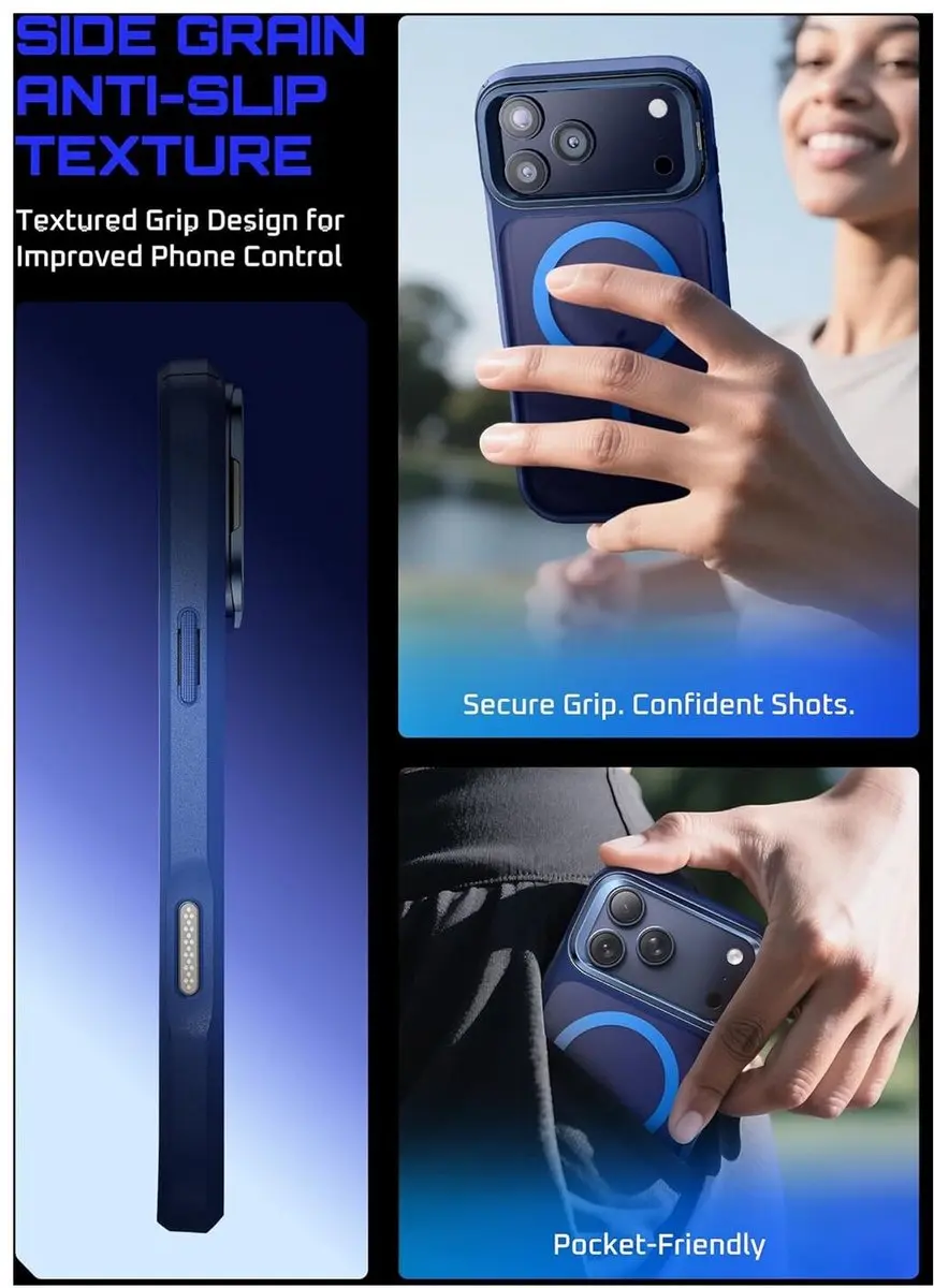 Supcase UB Mag Hoesje iPhone 17 Pro Max - Blauw - MPN BACK-SPC-MAG-NT-17X - afbeelding 6 van 6